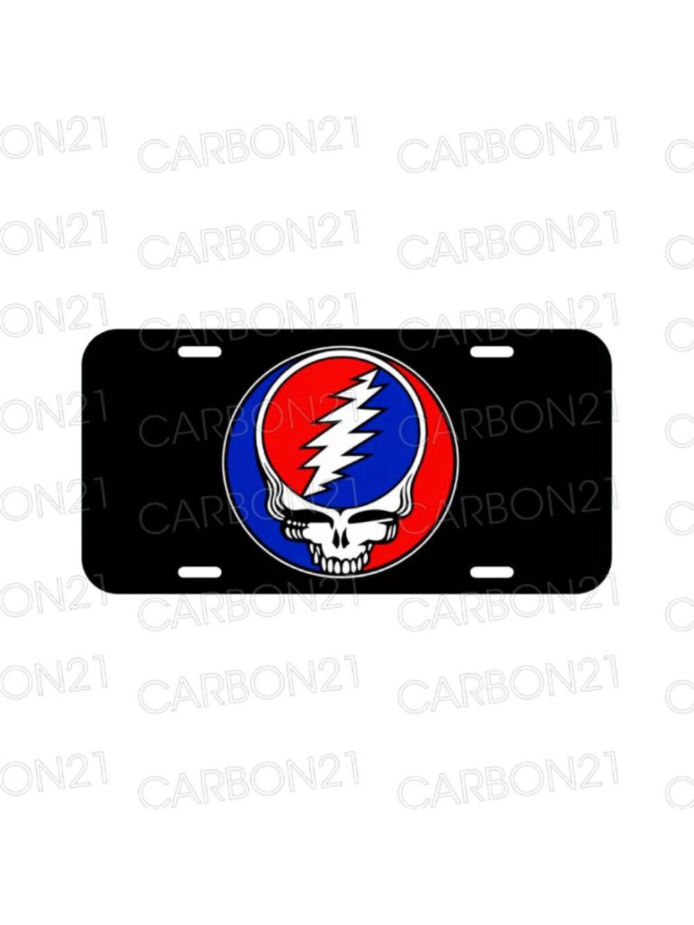 Black Grateful Dead Rock Band Aluminum License Plate CAR SUV Truck NEW